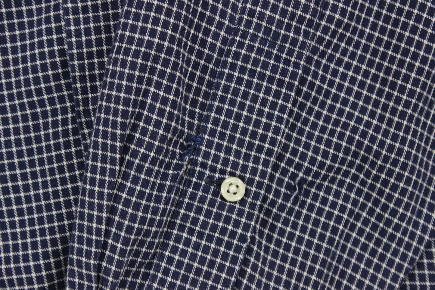 Mens Check Shirt Button Down Long Sleeve