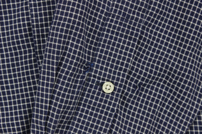 Mens Check Shirt Button Down Long Sleeve