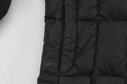 Womens 600 Down Parka Coat Hooded Full Zip Longline