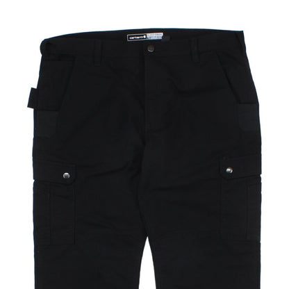 Mens Cargo Trousers Relaxed Fit Workwear Durable