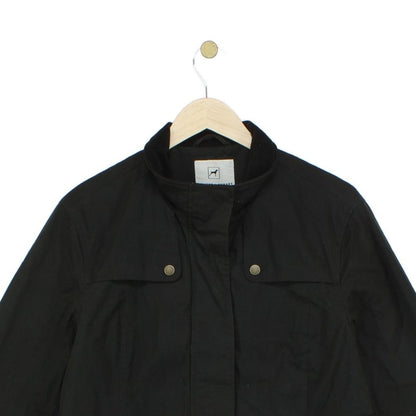 Womens Waxed Jacket Belted Classic Cotton
