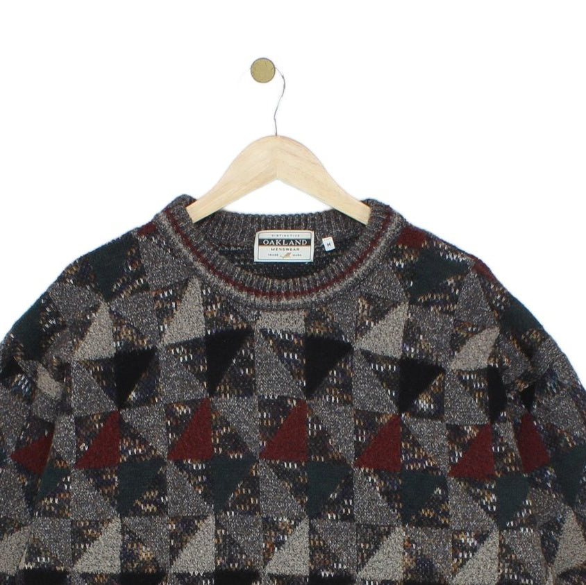 Mens Jumper Made In Italy Geometric