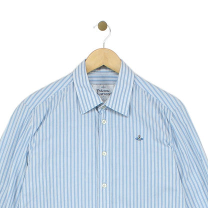 Mens Striped Shirt Regular Fit Stretch