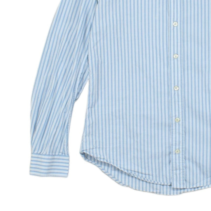 Mens Striped Shirt Regular Fit Stretch