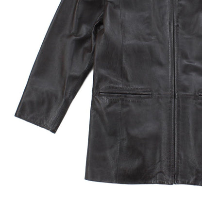 Womens Leather Jacket Full Zip Classic