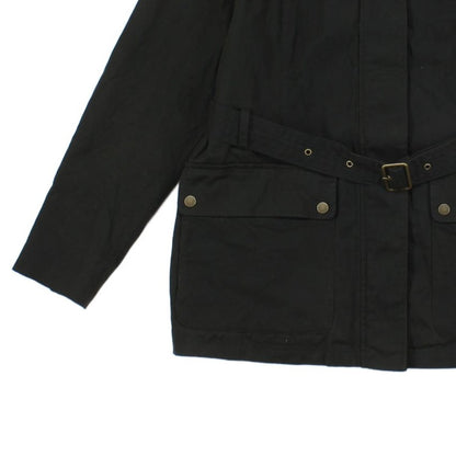 Womens Waxed Jacket Belted Classic Cotton