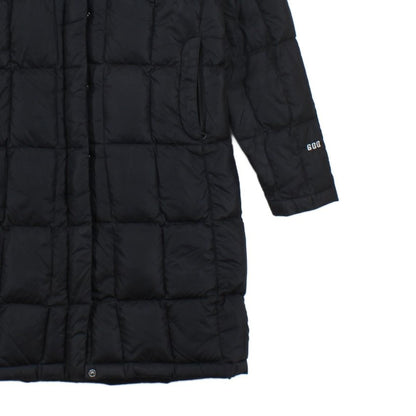 Womens 600 Down Parka Coat Hooded Full Zip Longline
