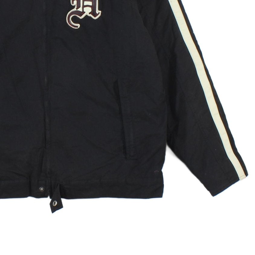 Mens Biker Jacket Streetwear Big Logo