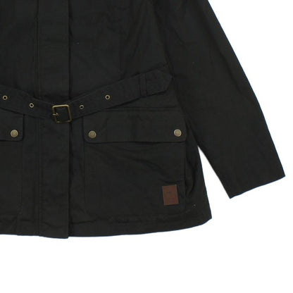Womens Waxed Jacket Belted Classic Cotton