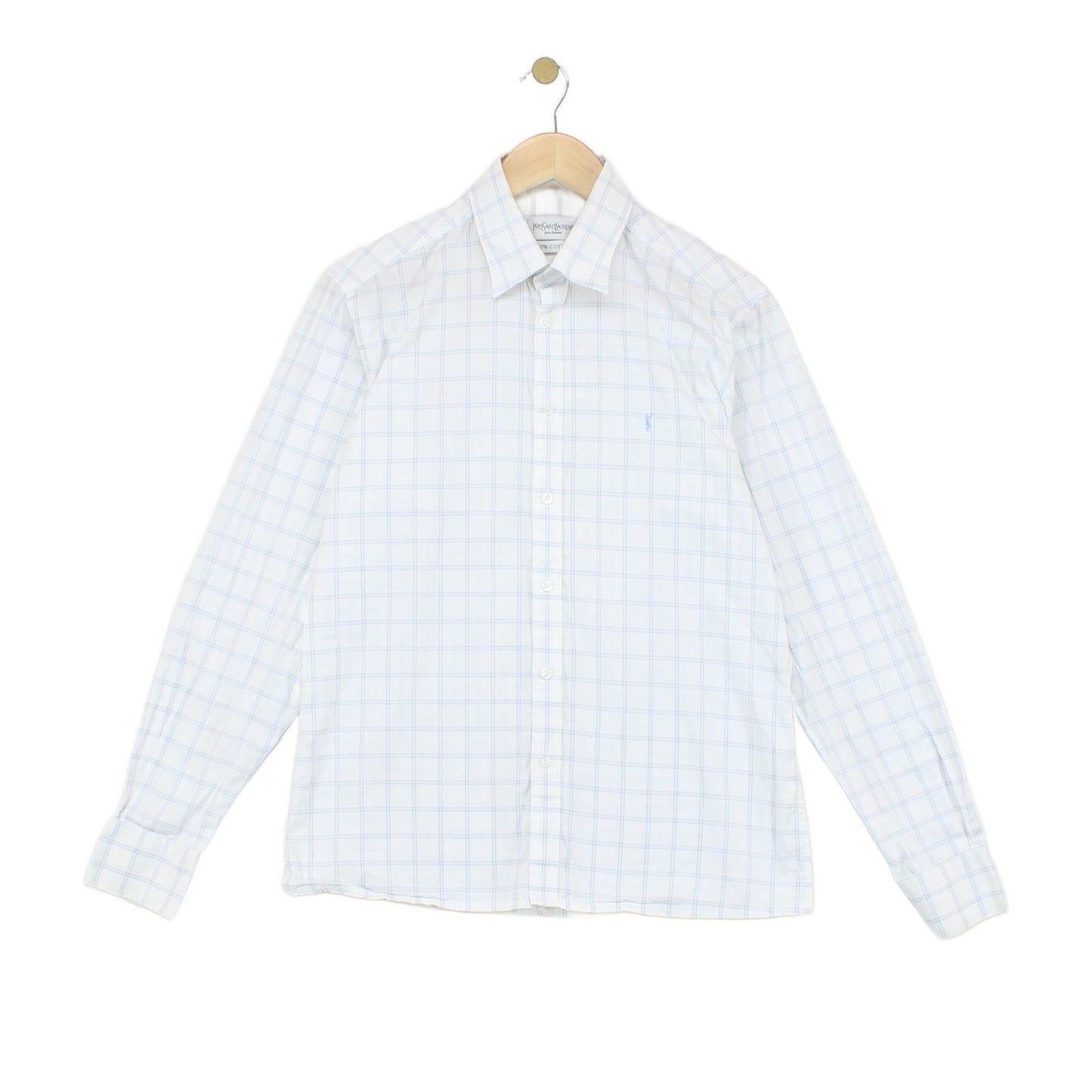 Mens Check Shirt Classic Formal