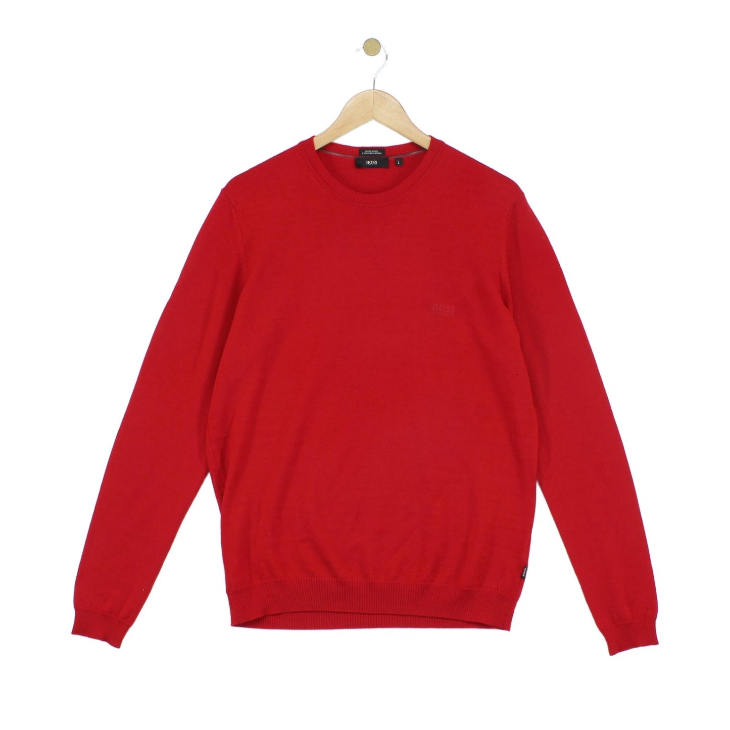 Mens Jumper Crew Neck Merino Wool