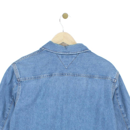 Mens Denim Overshirt Long Sleeve