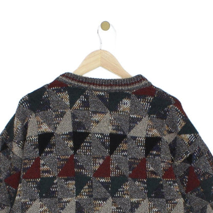 Mens Jumper Made In Italy Geometric