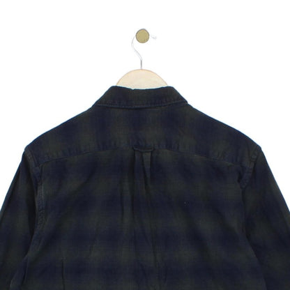 Mens Plaid Shirt Button Up Long Sleeve Cotton