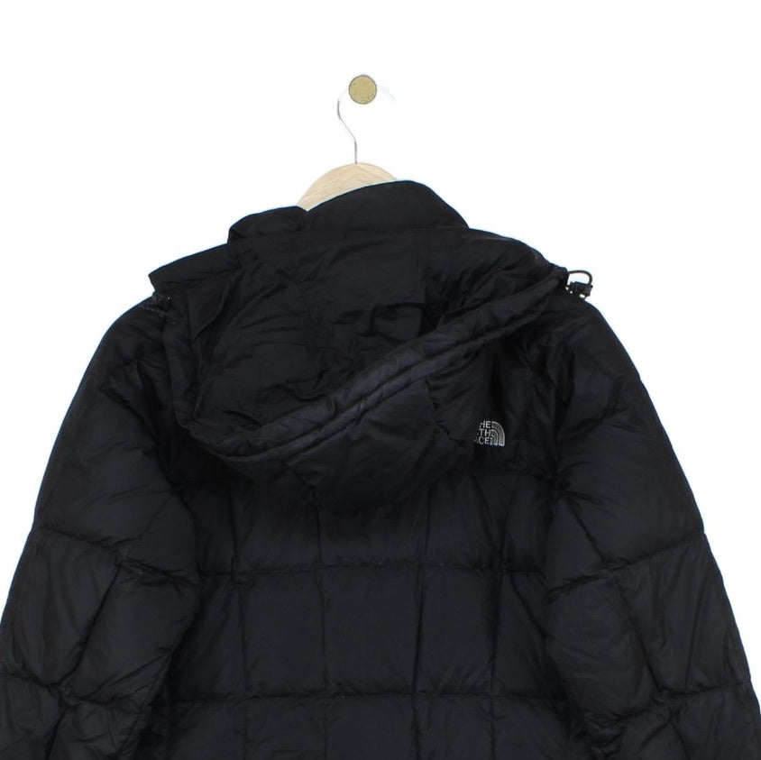 Womens 600 Down Parka Coat Hooded Full Zip Longline