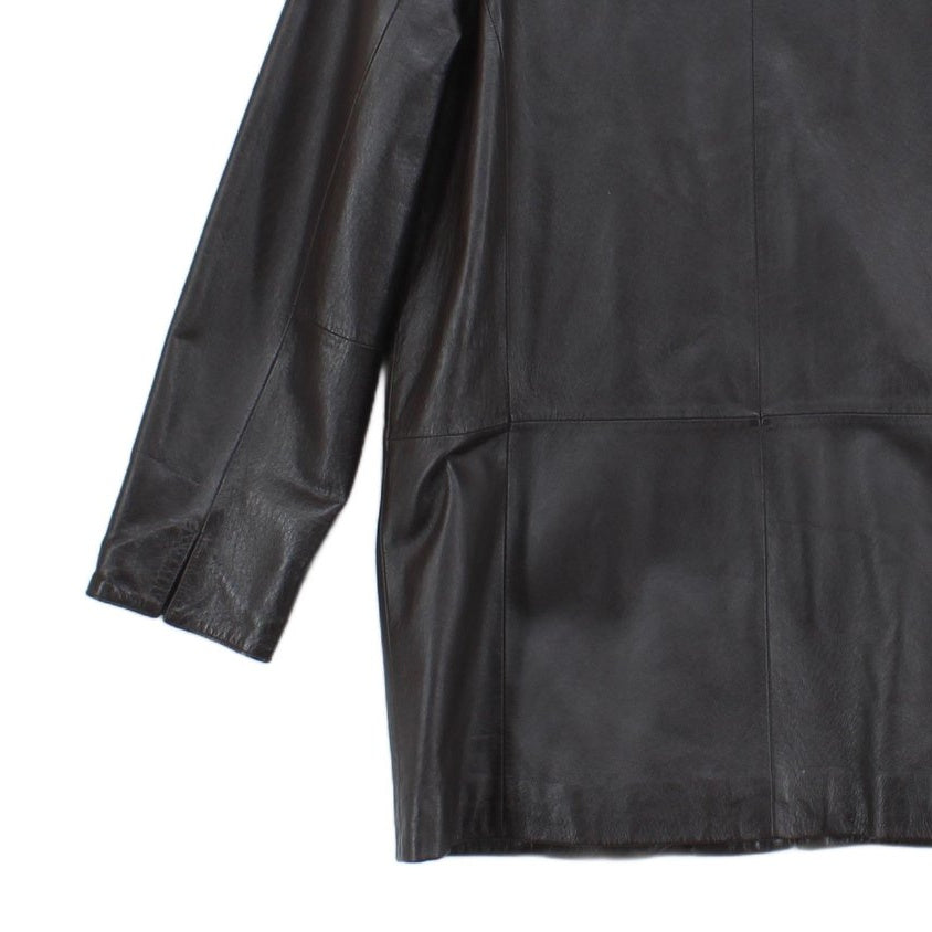 Womens Leather Jacket Full Zip Classic