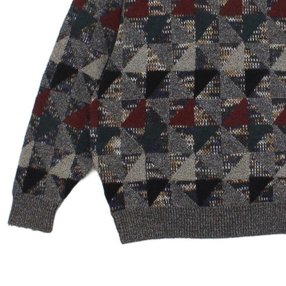 Mens Jumper Made In Italy Geometric