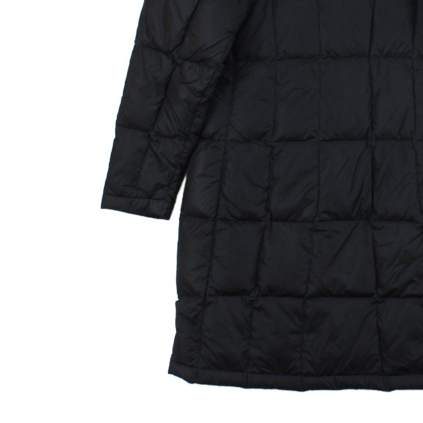 Womens 600 Down Parka Coat Hooded Full Zip Longline