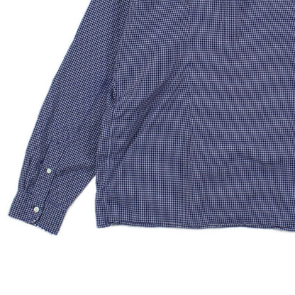 Mens Check Shirt Button Down Long Sleeve