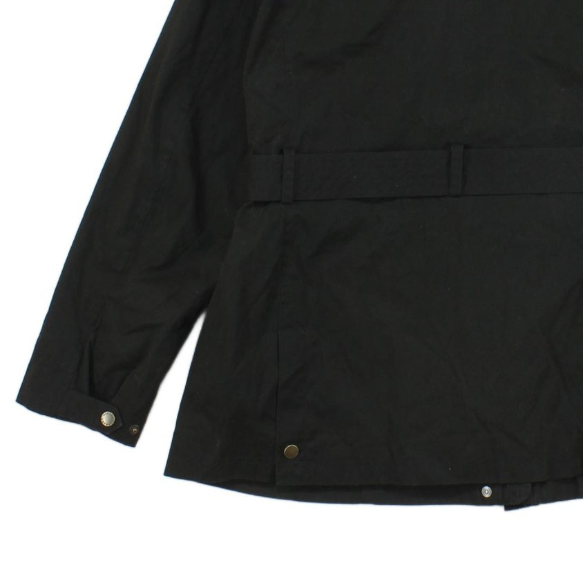 Womens Waxed Jacket Belted Classic Cotton