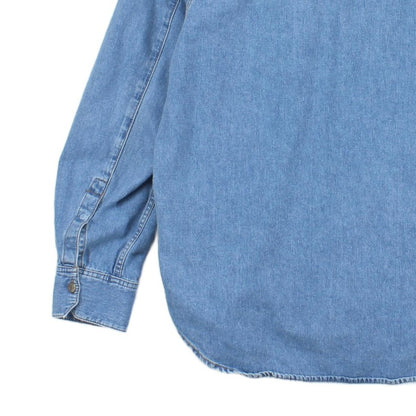 Mens Denim Overshirt Long Sleeve