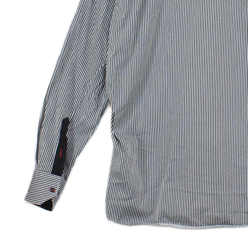 Mens Striped Shirt Long Sleeve