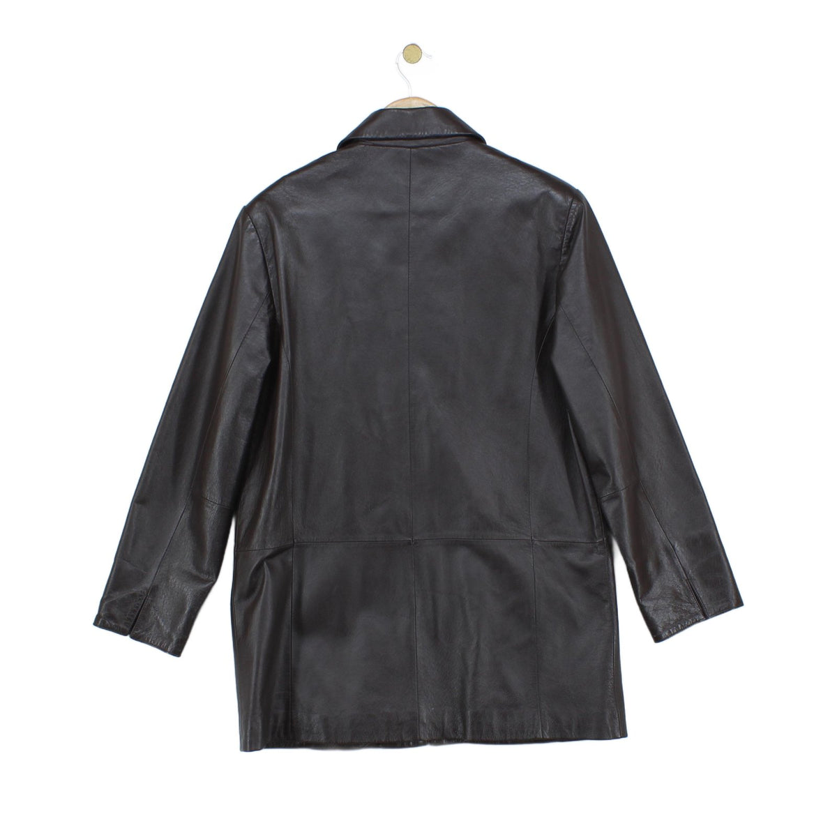 Womens Leather Jacket Full Zip Classic