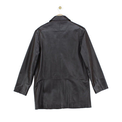 Womens Leather Jacket Full Zip Classic