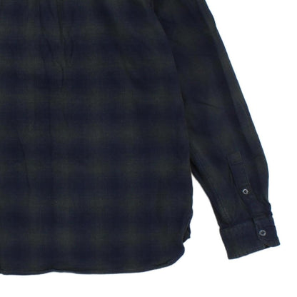 Mens Plaid Shirt Button Up Long Sleeve Cotton