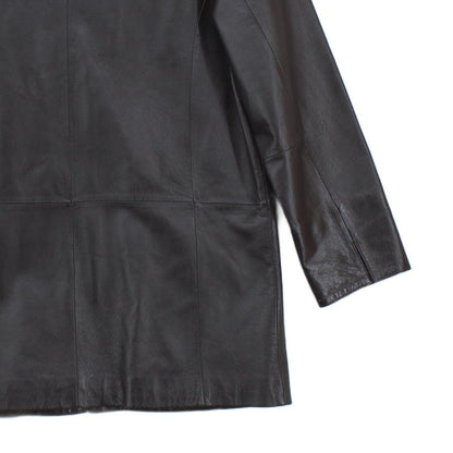 Womens Leather Jacket Full Zip Classic