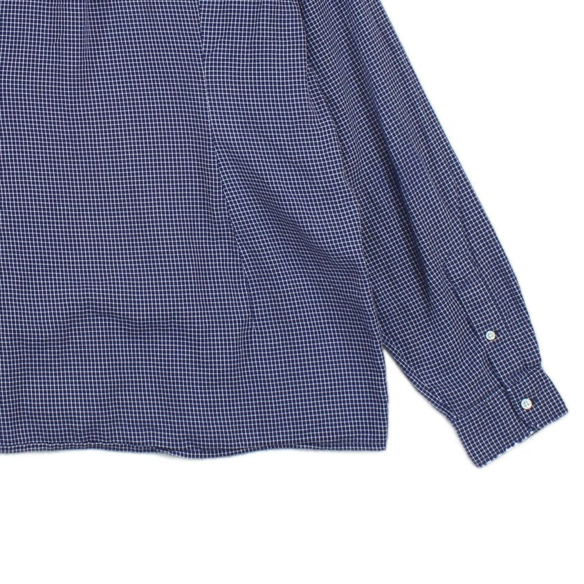 Mens Check Shirt Button Down Long Sleeve