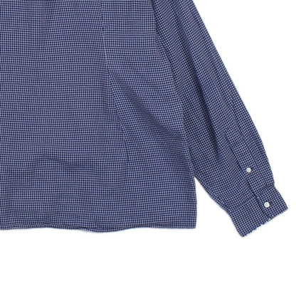 Mens Check Shirt Button Down Long Sleeve
