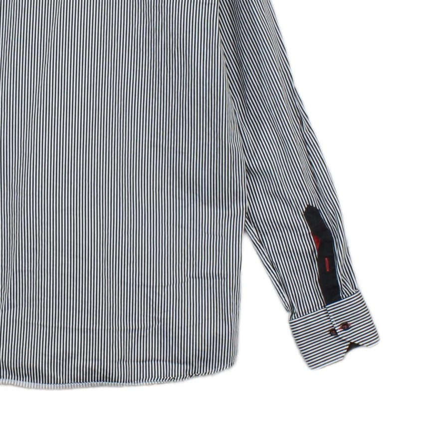 Mens Striped Shirt Long Sleeve