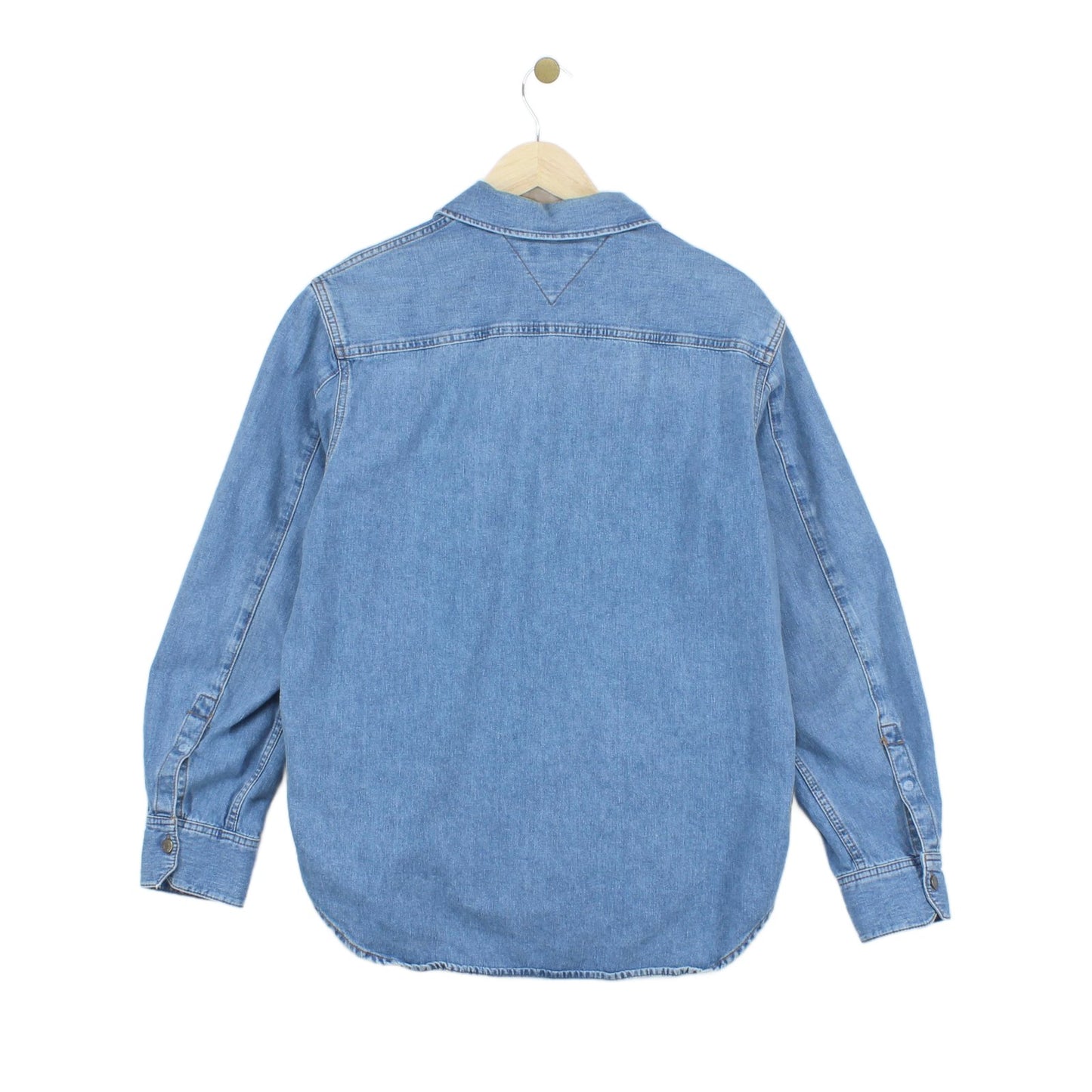 Mens Denim Overshirt Long Sleeve