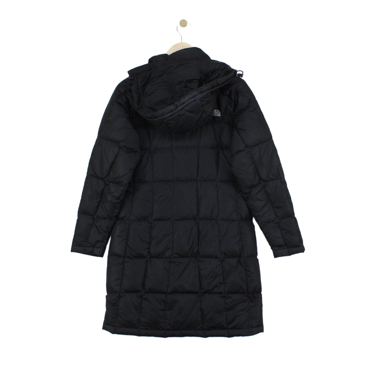 Womens 600 Down Parka Coat Hooded Full Zip Longline