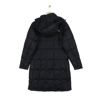Womens 600 Down Parka Coat Hooded Full Zip Longline