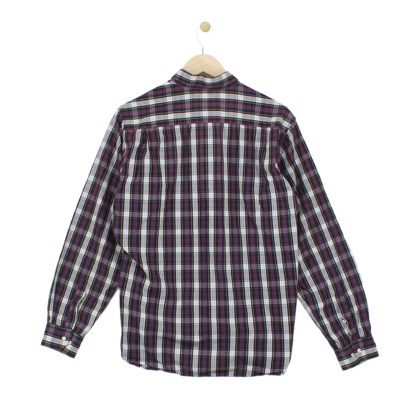 Mens Check Shirt Long Sleeve Classic