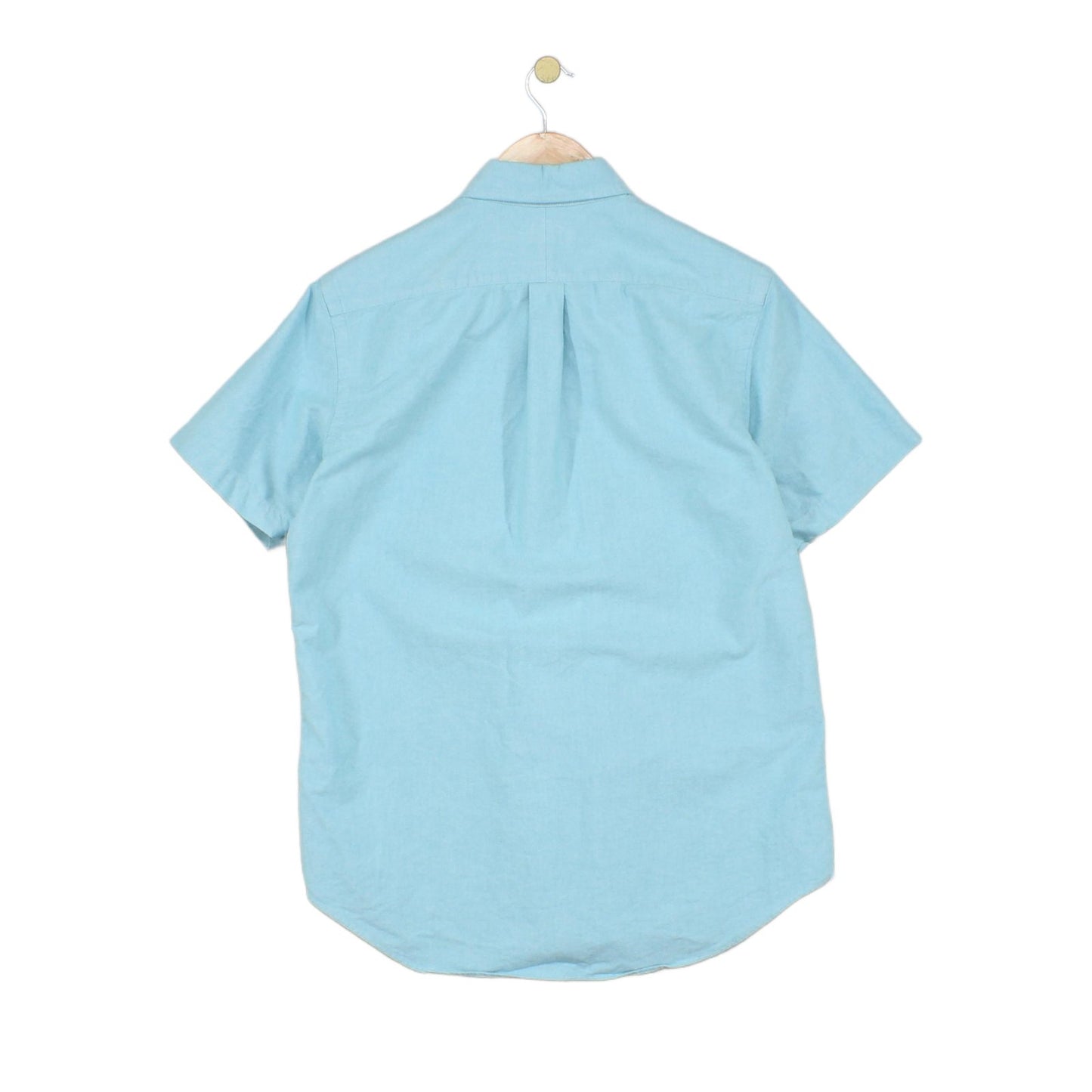 Mens Oxford Shirt Casual Short Sleeve Button Down