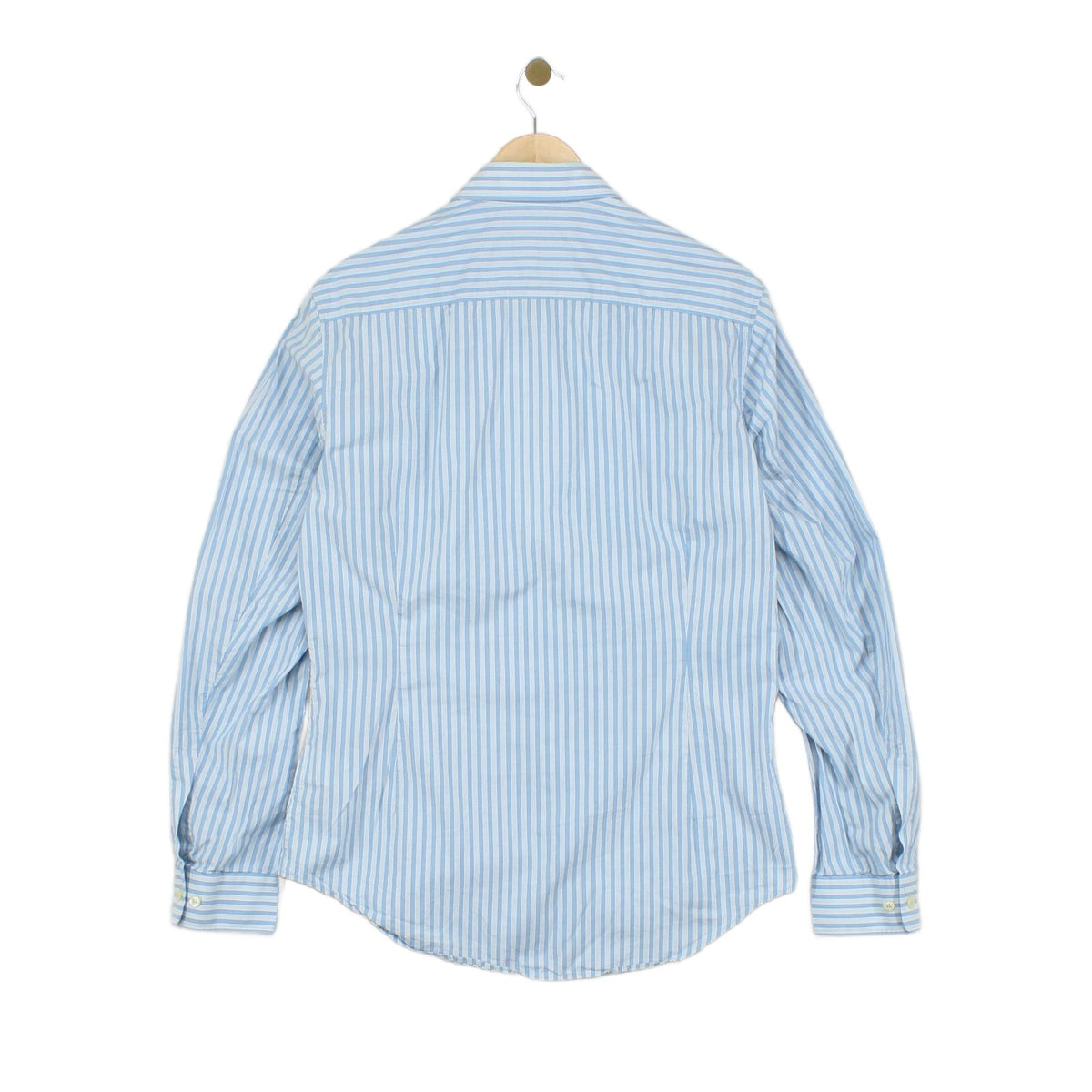 Mens Striped Shirt Regular Fit Stretch