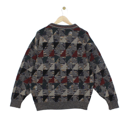 Mens Jumper Made In Italy Geometric
