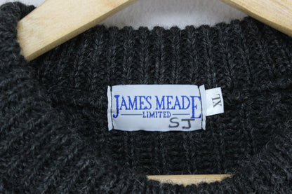 Mens Fisherman Jumper Knitted Wool