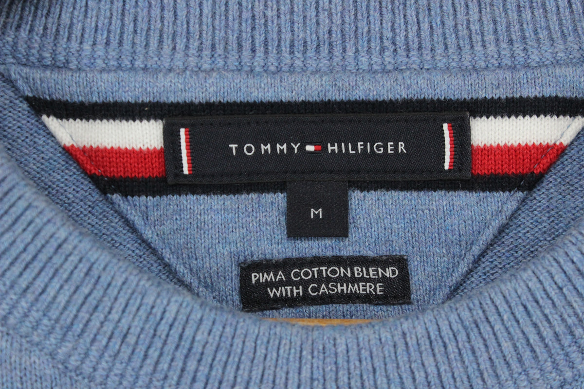 Mens Jumper Pima Cotton Cashmere Blend