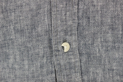 Mens Shirt Button Up Short Sleeve Linen Lyocell