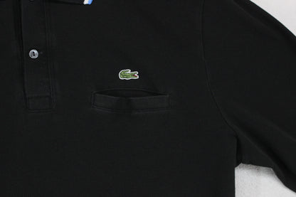 Mens Polo Shirt Long Sleeve Classic Logo