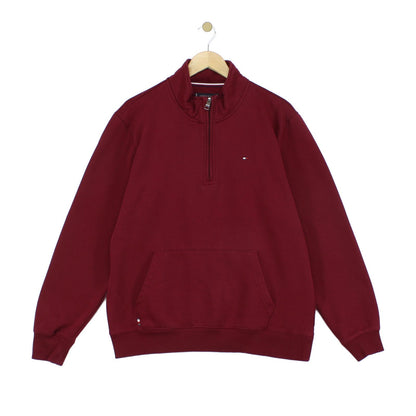 Mens 1/4 Zip Sweatshirt Embroidered