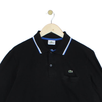 Mens Polo Shirt Long Sleeve Classic Logo