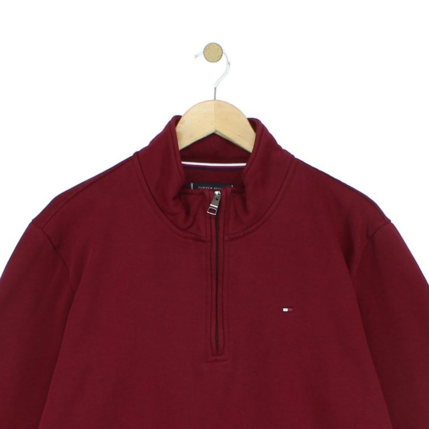 Mens 1/4 Zip Sweatshirt Embroidered