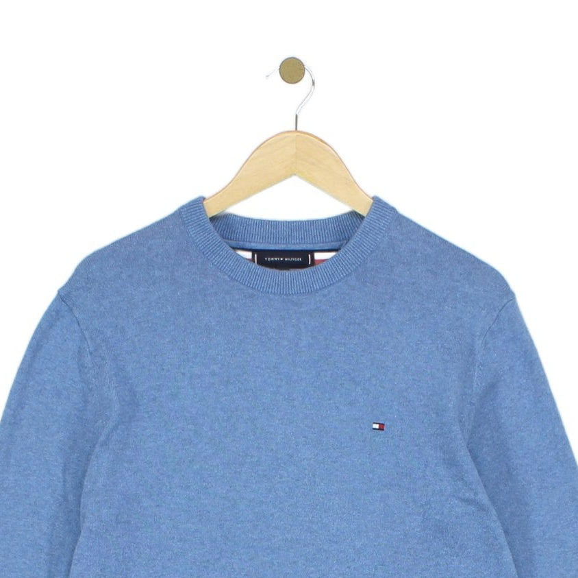 Mens Jumper Pima Cotton Cashmere Blend