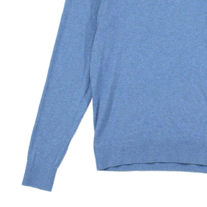 Mens Jumper Pima Cotton Cashmere Blend