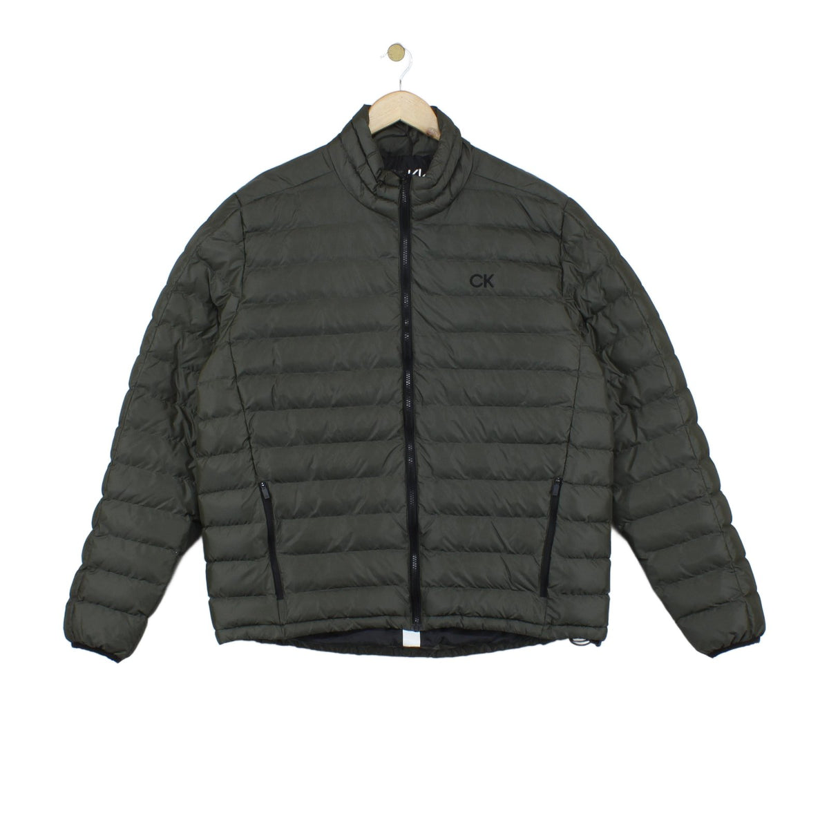 Mens Quilted Jacket Padded Full Zip Golf